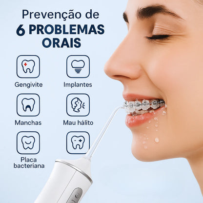 ZEBRA WHITE® | Irrigador Oral Profissional 5 Bicos + Smile Kit® Grátis