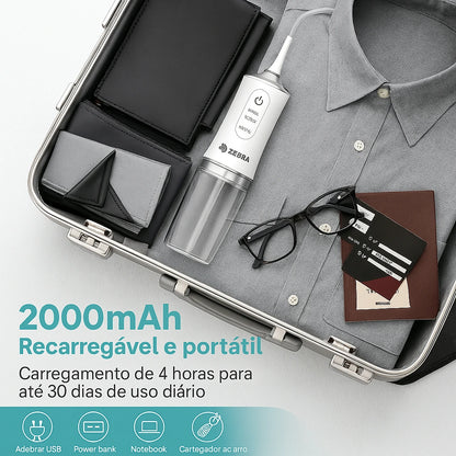 ZEBRA WHITE® | Irrigador Oral Profissional 5 Bicos + Smile Kit® Grátis