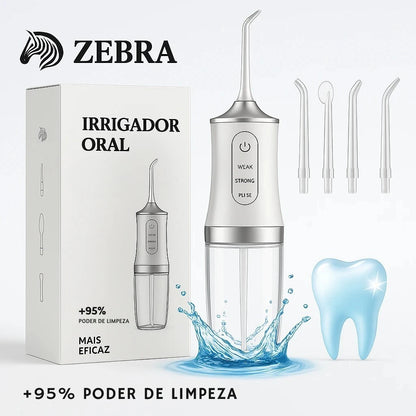 ZEBRA WHITE® | Irrigador Oral Profissional 5 Bicos + Smile Kit® Grátis